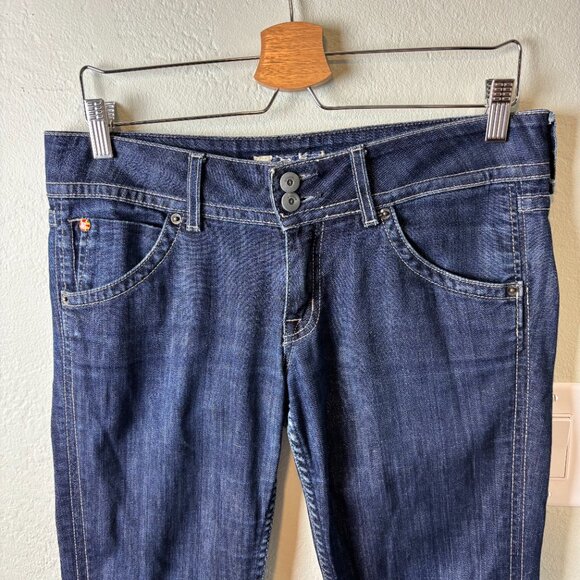 Hudson Jeans Bootcut Dark Wash Y2K Cropped or Hemmed Size 29 - Picture 2 of 8
